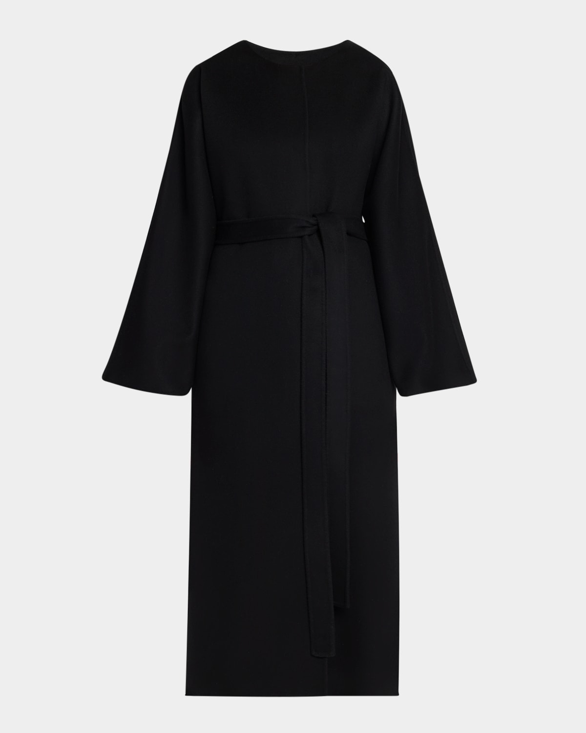 The Row Nilsat Coat In Cashmere In Black