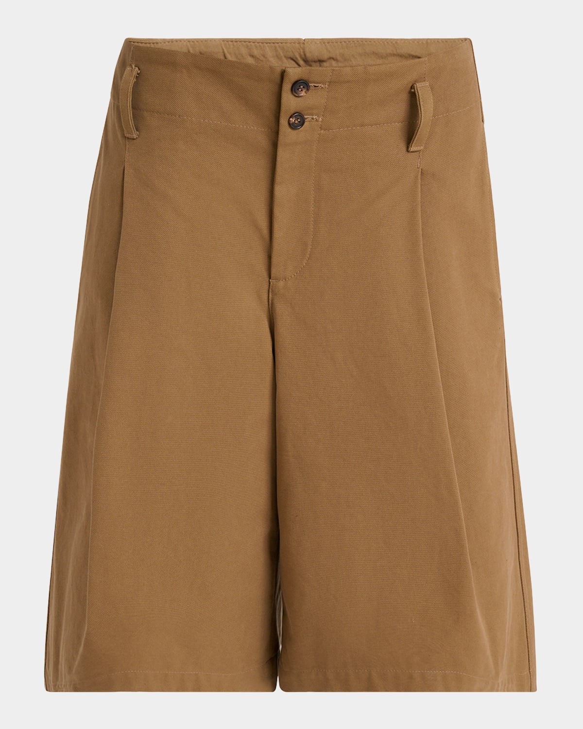 Chloé Pleated Wide-leg Cotton Culottes