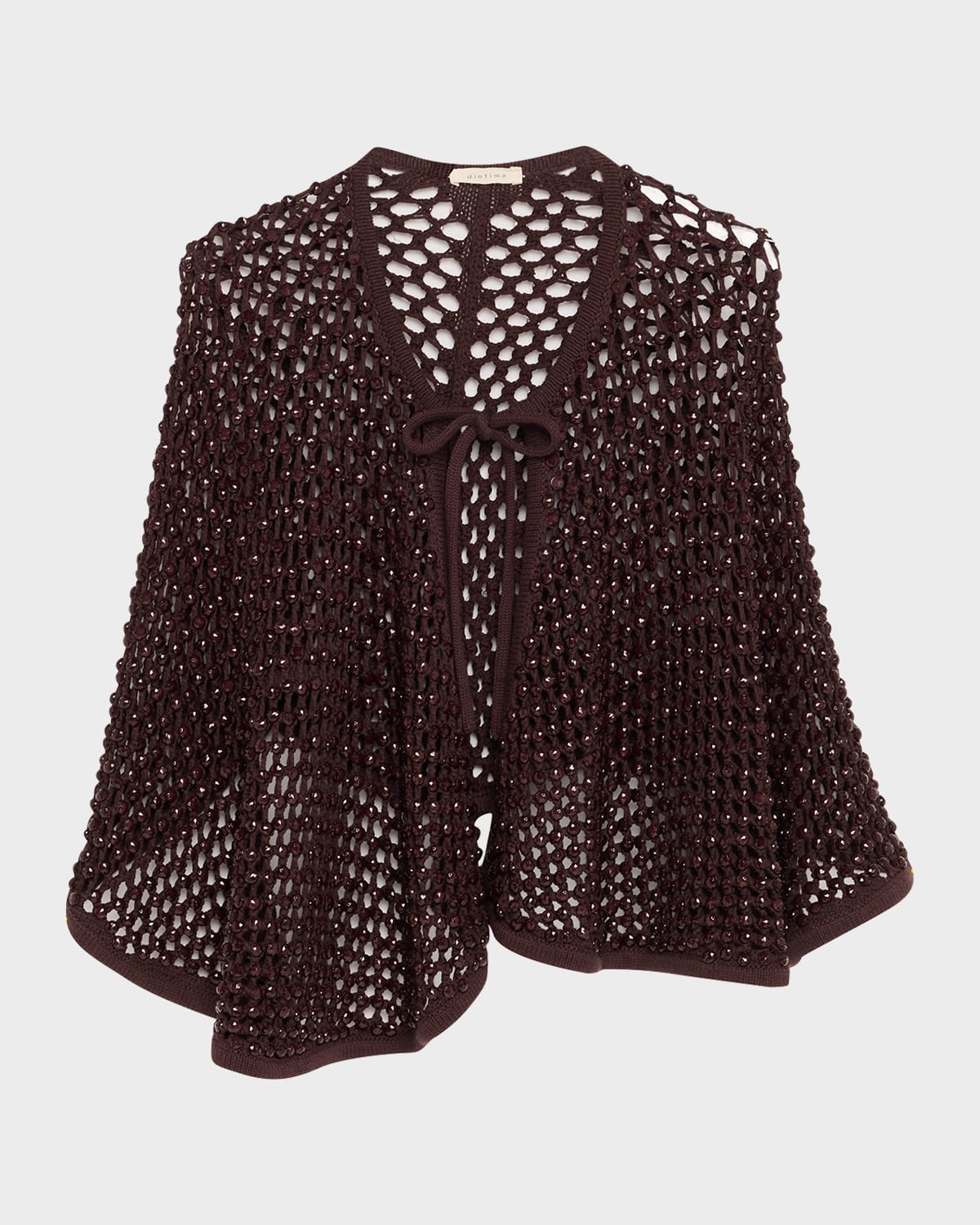 Diotima Crystal Net Knit Capelet