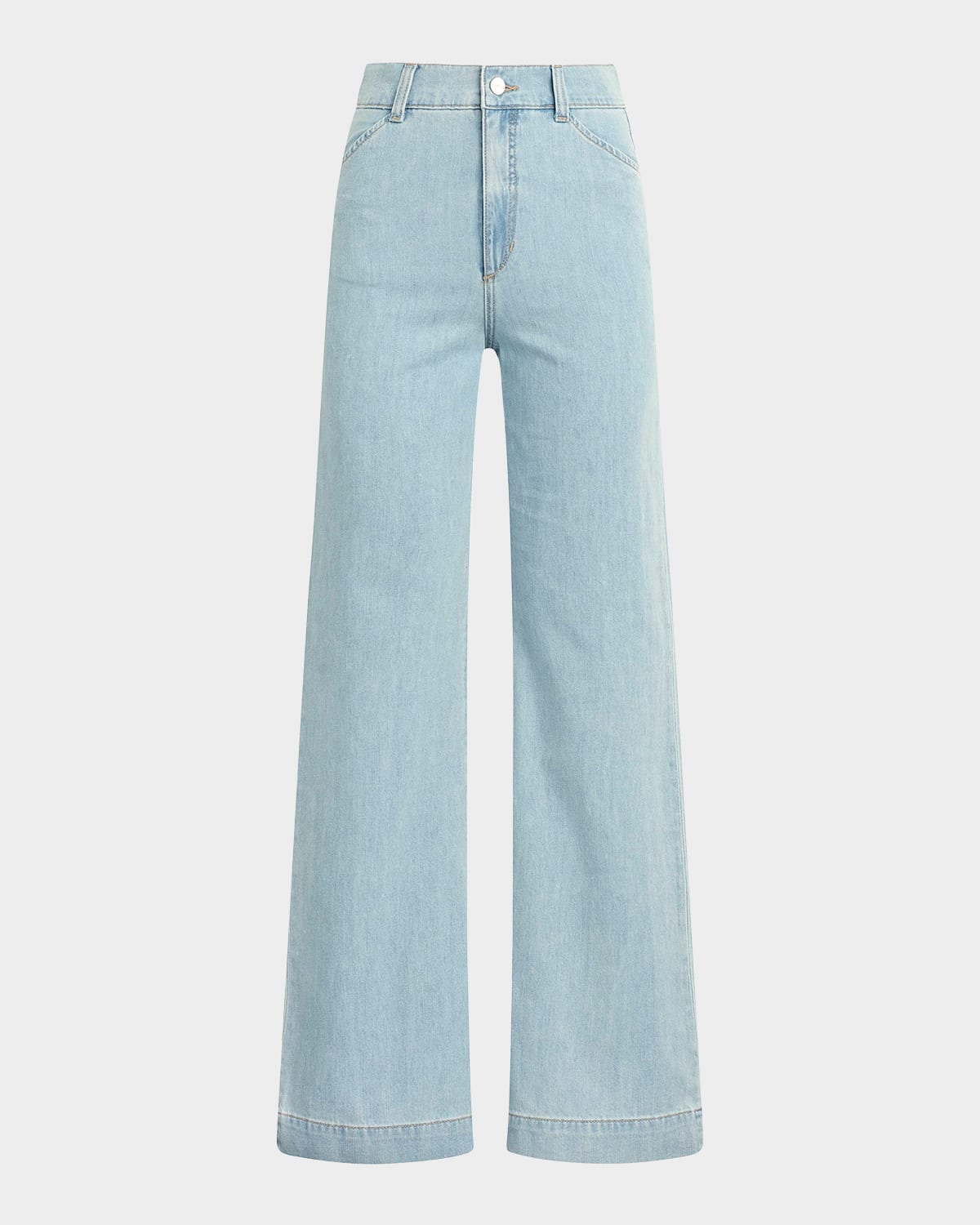 Joe's Jeans The Mia High-rise Wide-leg Jeans In Blue