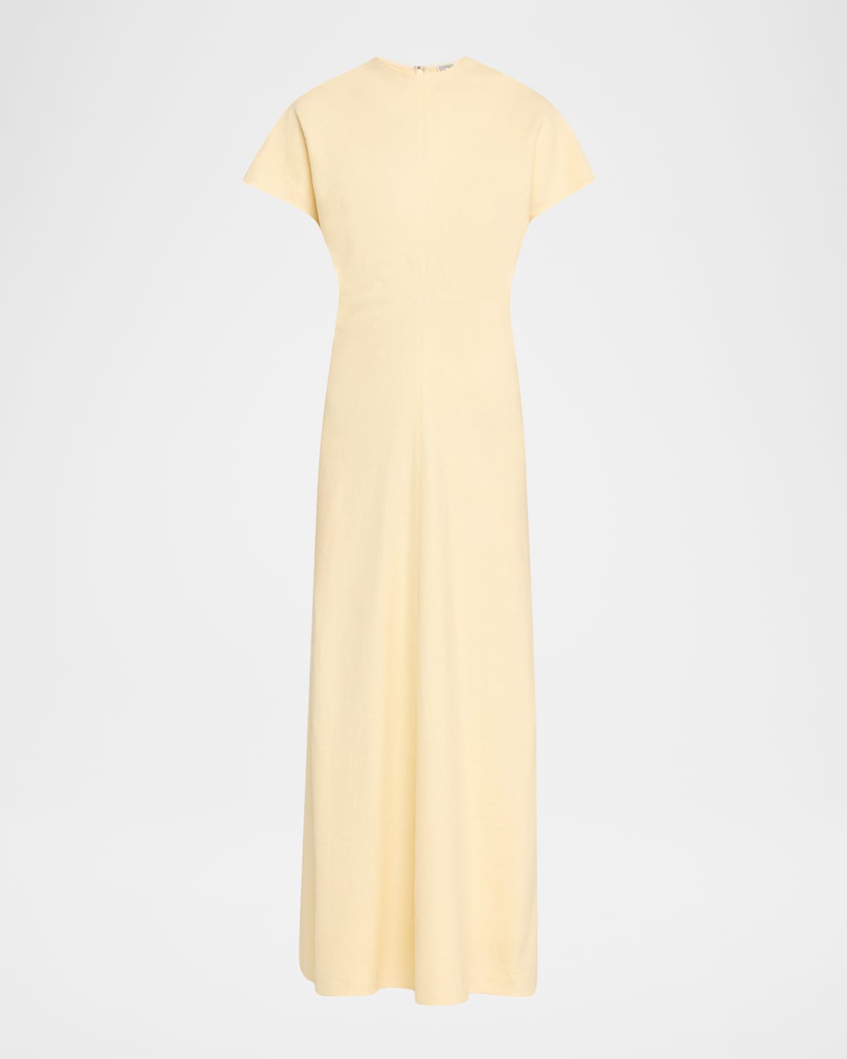 Totême Slouch Waist Short-sleeve Ankle Dress