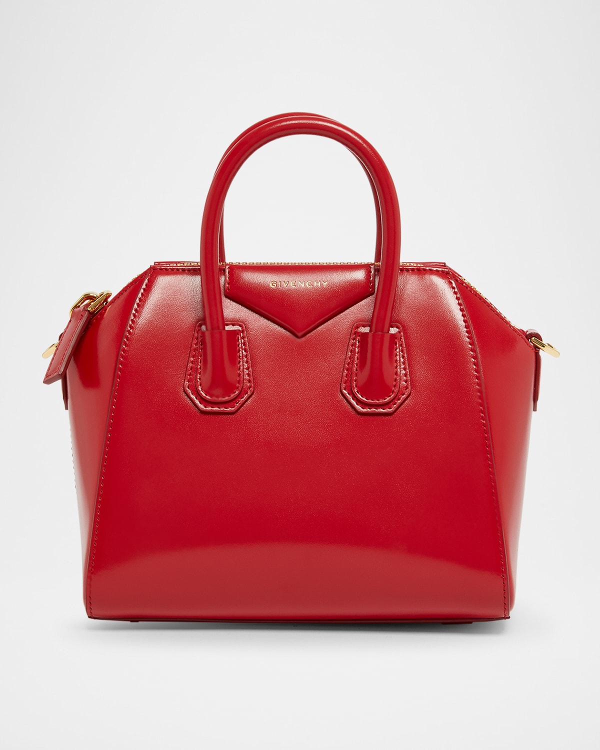 Givenchy Antigona Mini Top-handle Bag In Patent Leather