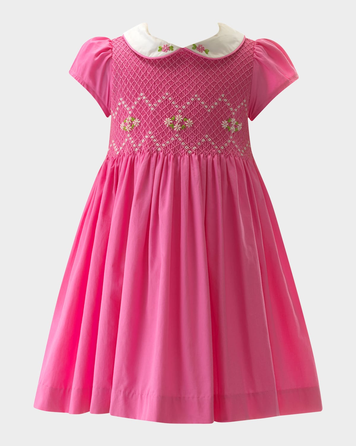 Rachel Riley Girl's Smocked A-line Dress