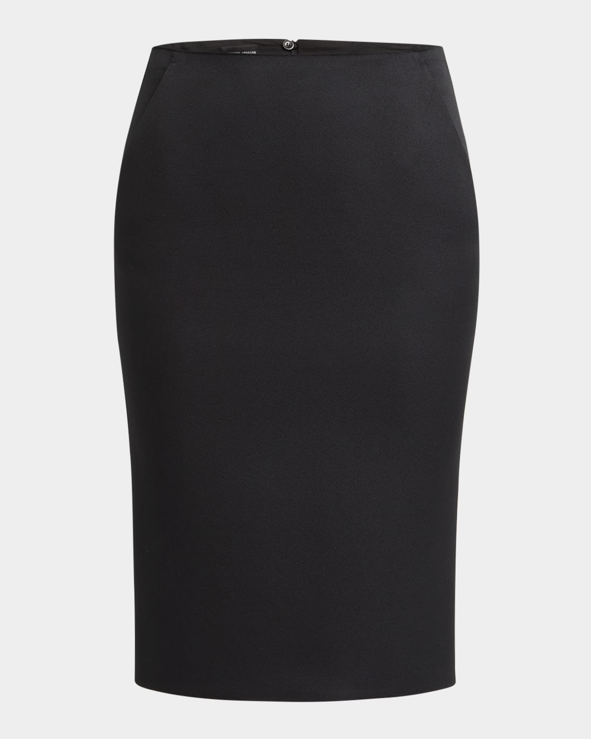 Techno Scuba Pencil Skirt