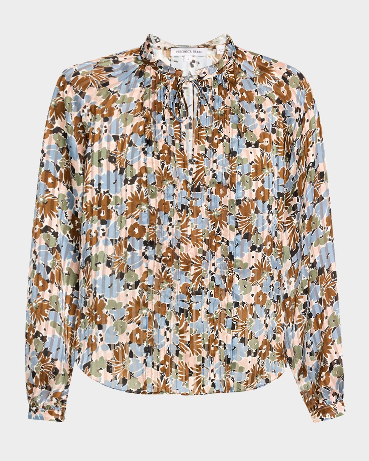 Linds Floral Silk Blouse