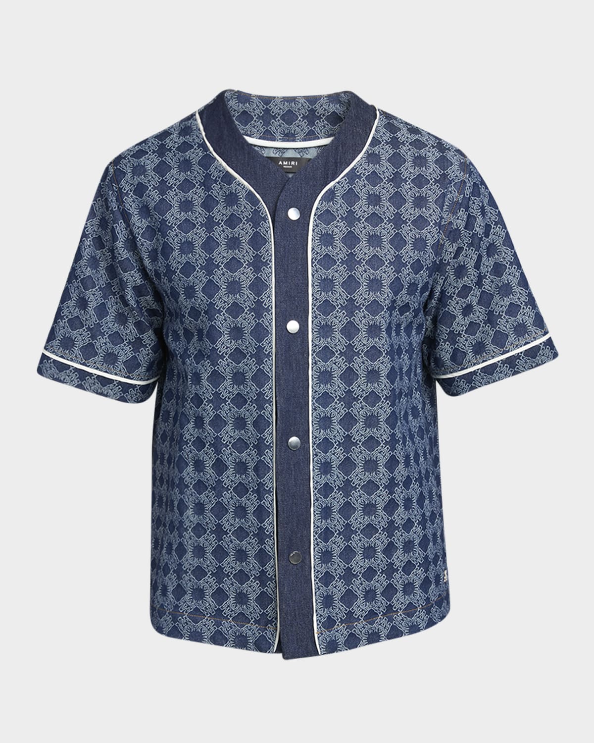 Men's MA Quad Denim Snap-Front Baseball Shirt