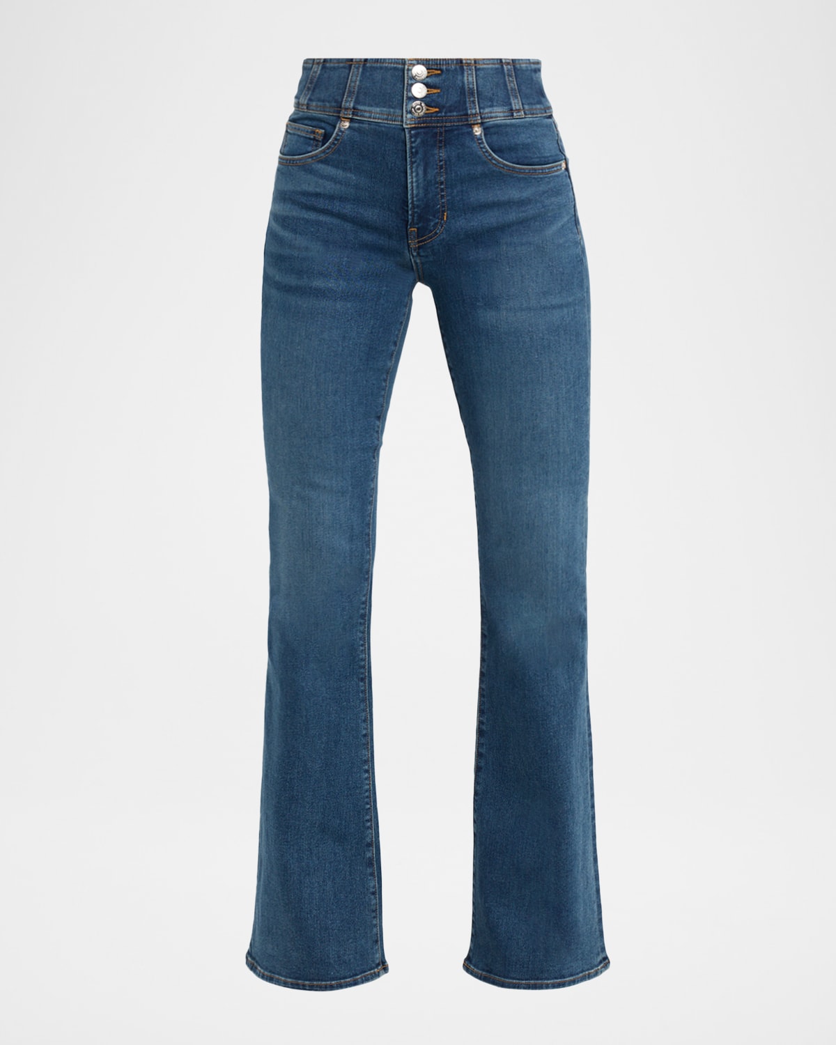 Veronica Beard Beverly High Waist Skinny Flare Jeans In Blue
