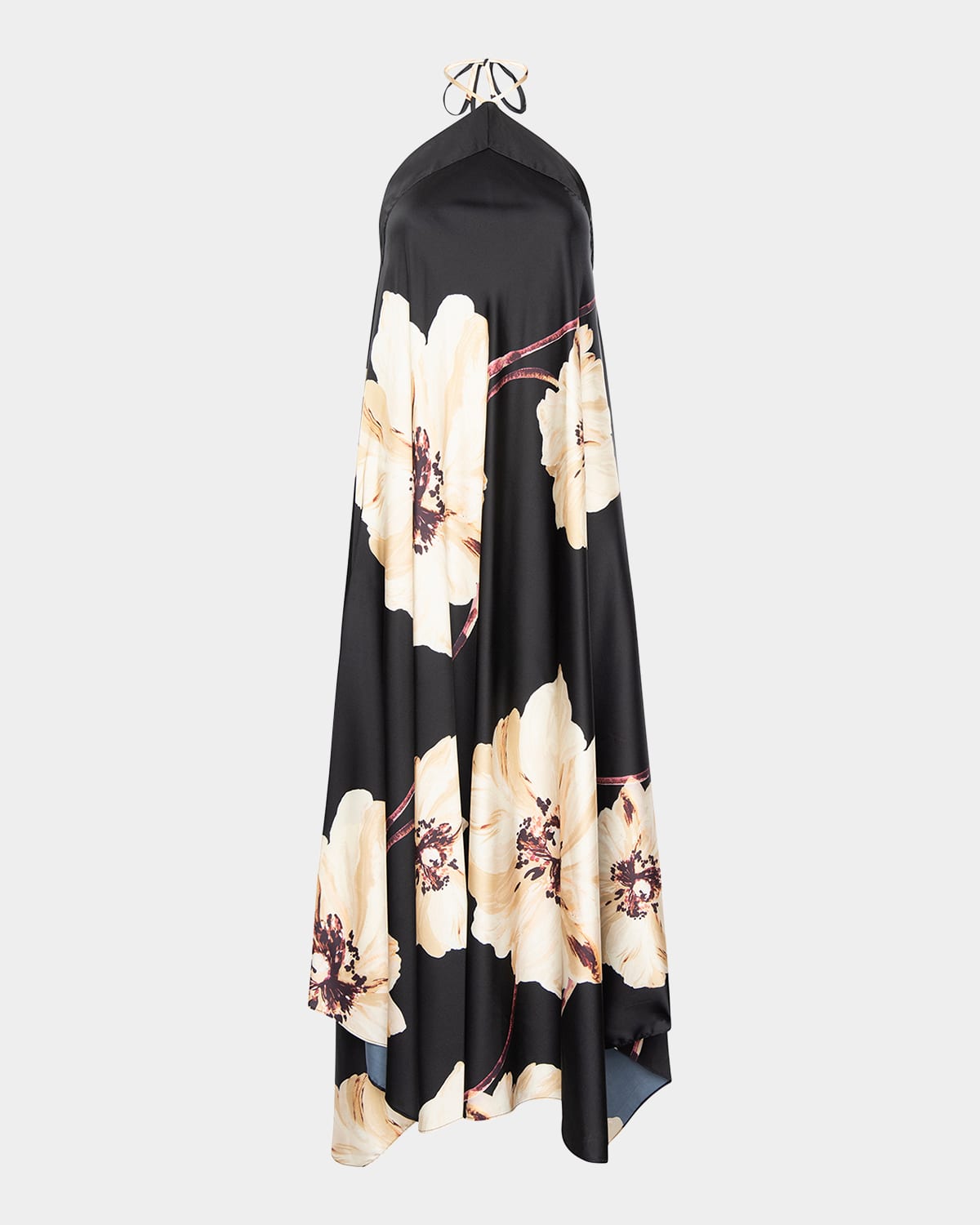 Misa Raban Halter Maxi Dress