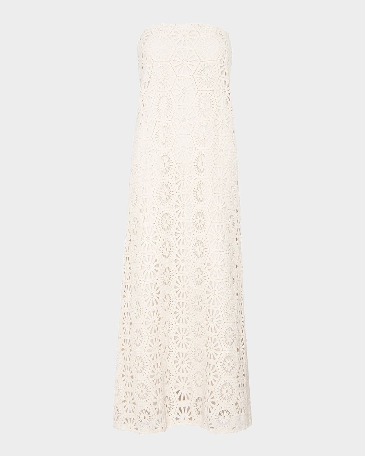 Lucine Floral Crochet Maxi Dress
