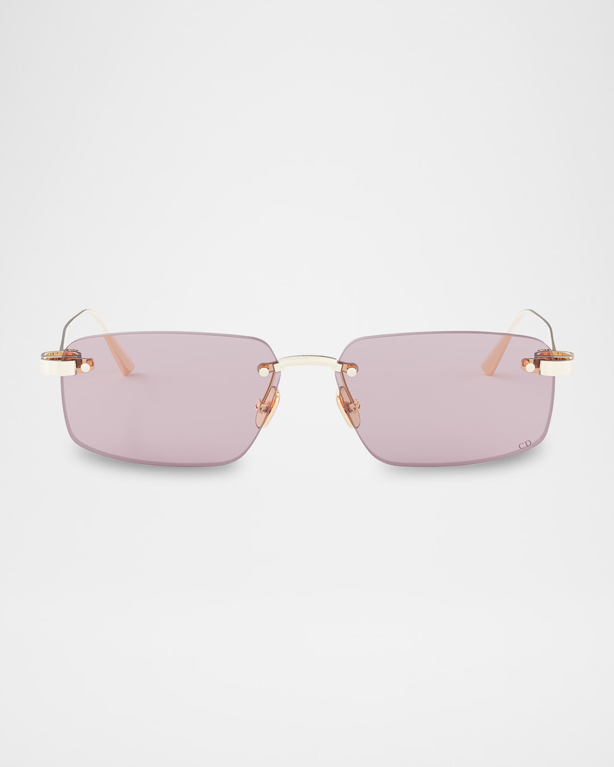 Dior C S4u Rimless Square Sunglasses