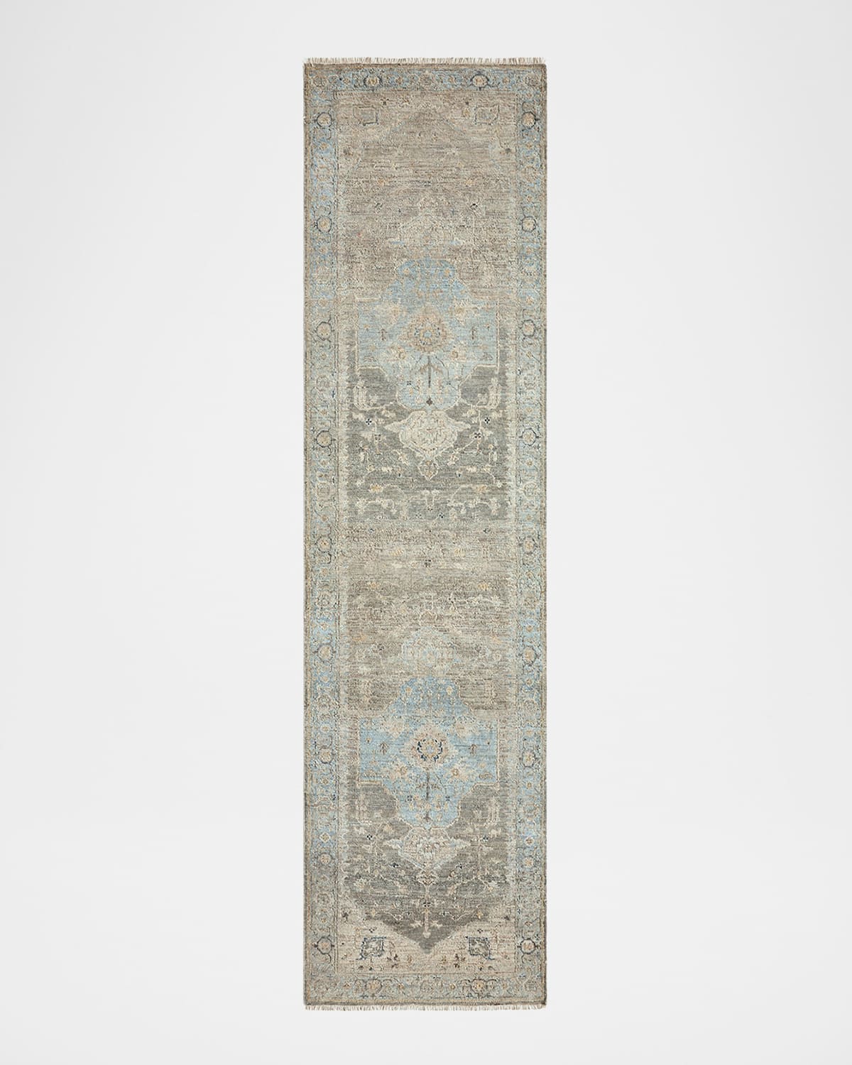 HAVEN & LOOM STERLING HAND-KNOTTED RUNNER, 3' X 10' 