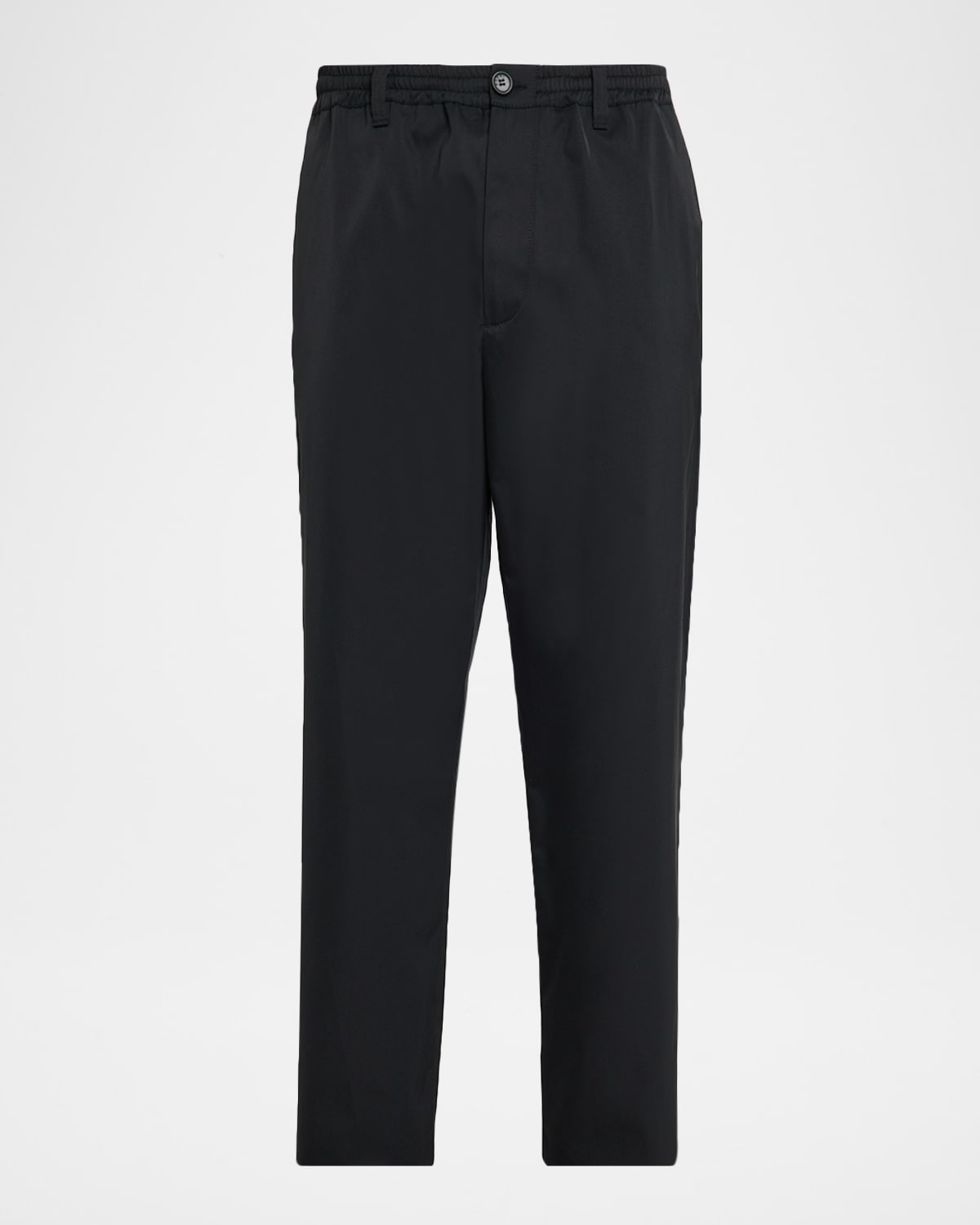 Marni Men's Taffeta Water-repellent Trousers In Black