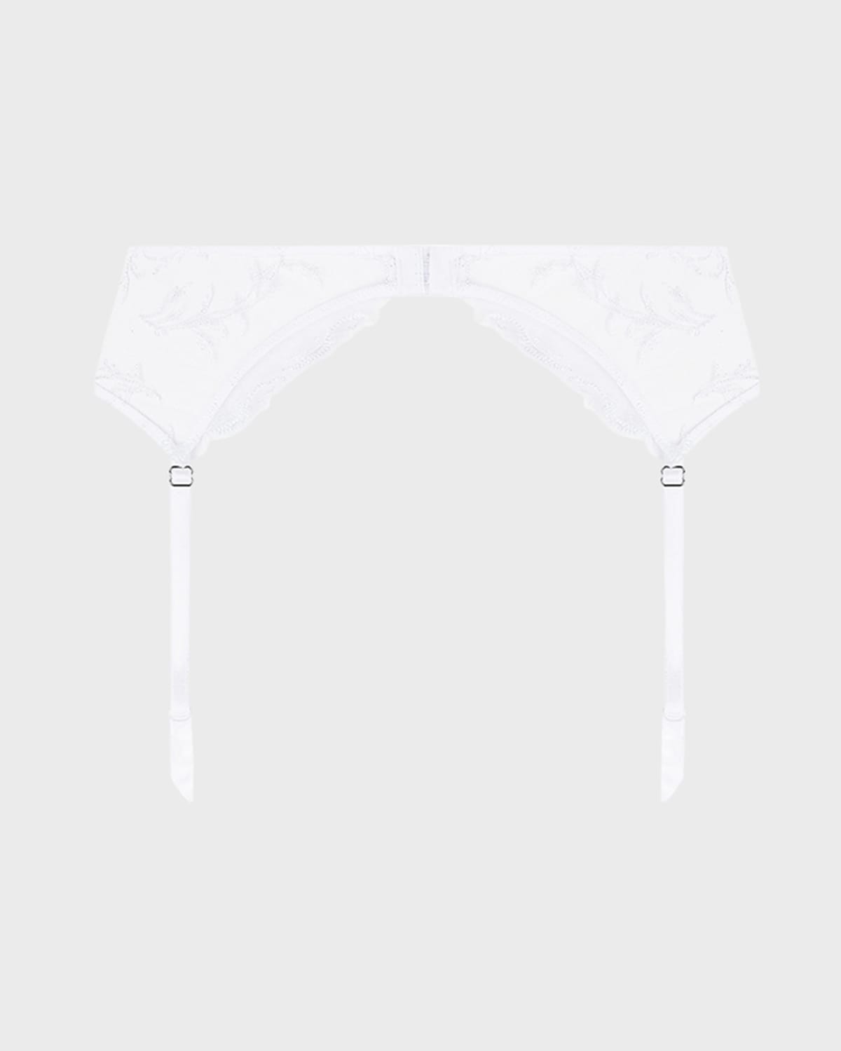 Source Beaute Embroidered Lace Garter Belt