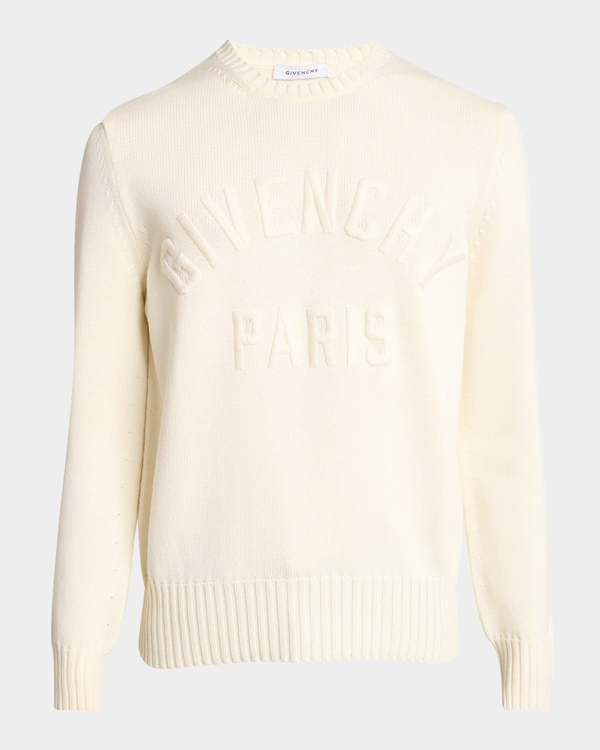 Men's Embroidered Crewneck Sweater