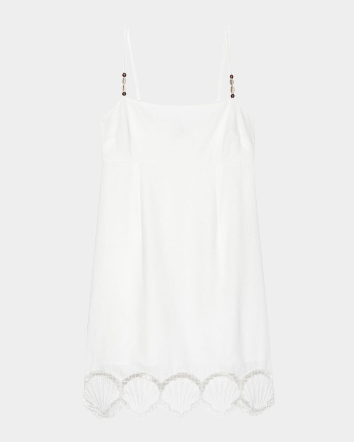 Susana Seashell Embroidered Mini Dress
