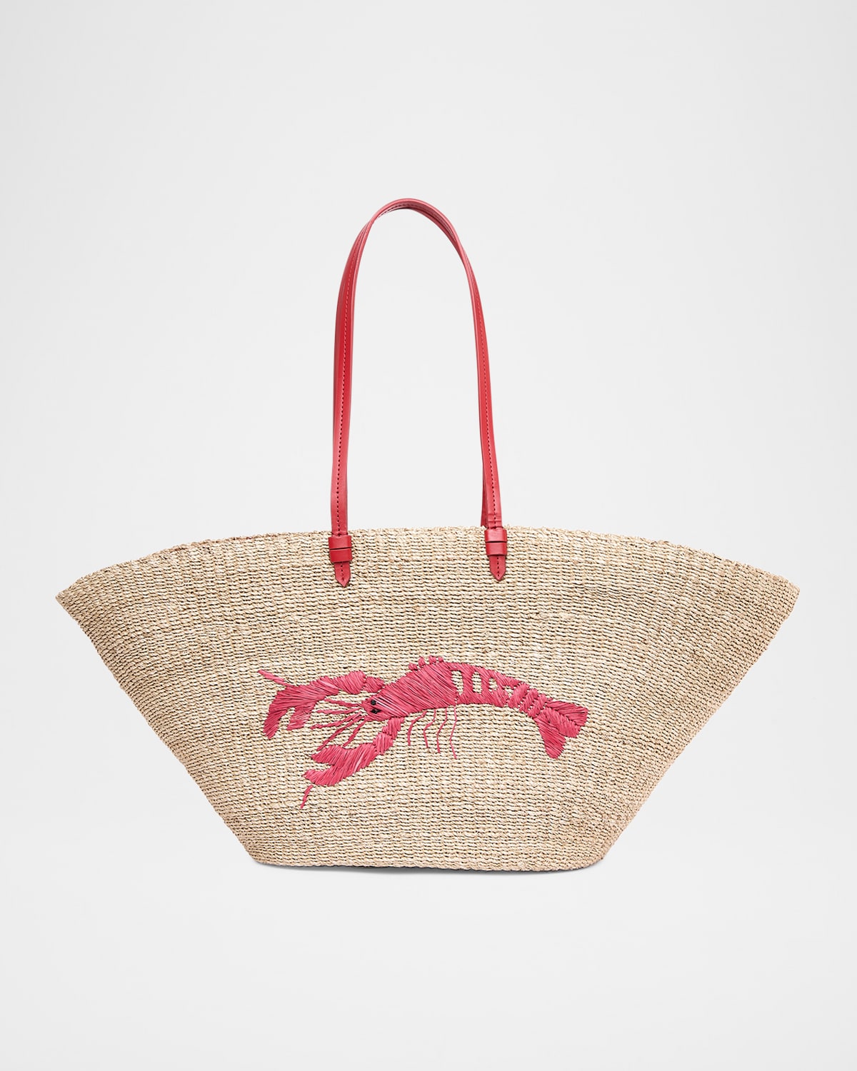 Poolside The Cape Lobster Straw Tote Bag