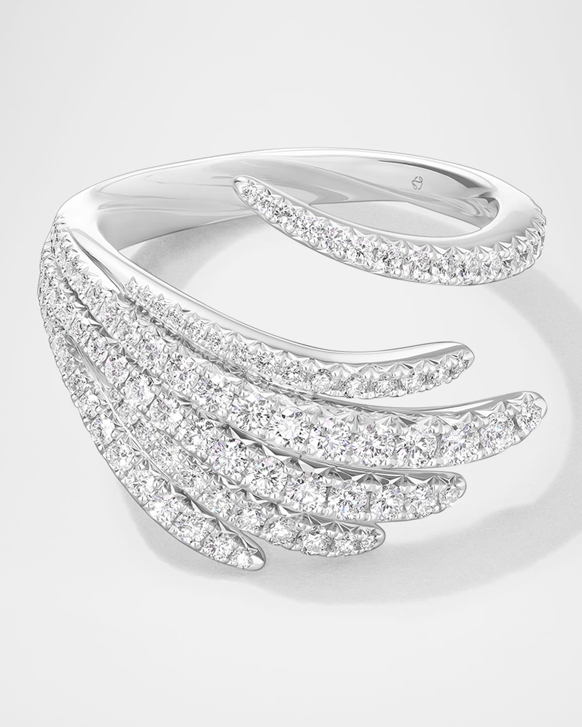 18K White Gold Vela Diamond Statement Ring