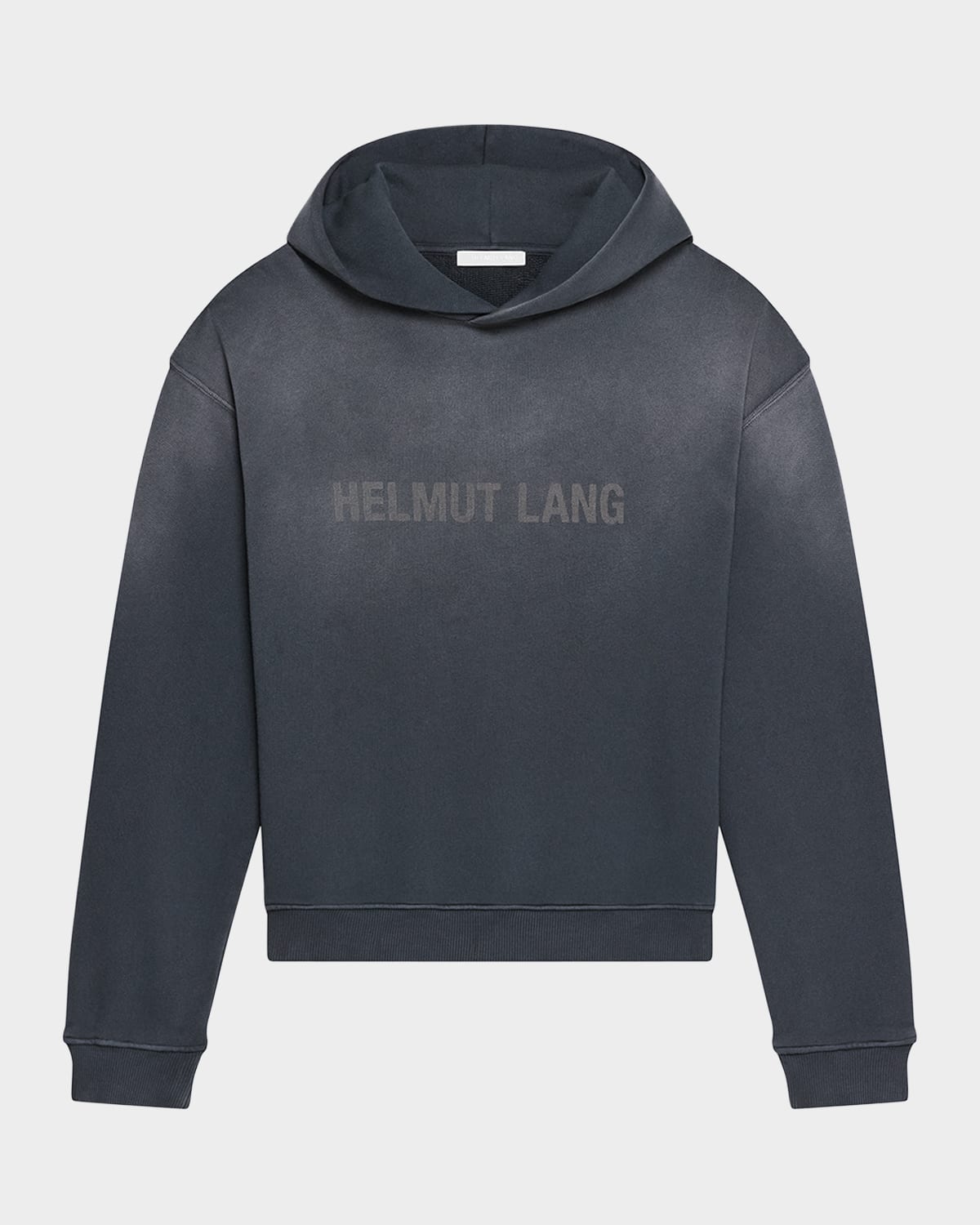 Men's Faded Logo Print Hoodie