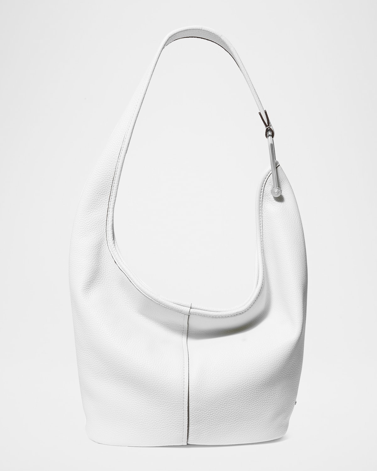 Michael Michael Kors Sonny Leather Shoulder Bag In Optic Whit
