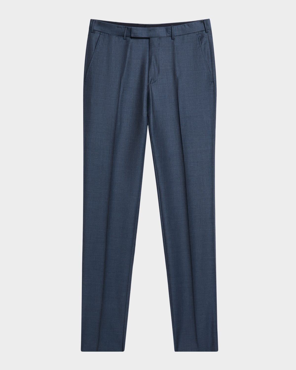 Men's Wool Sharkskin Modern Fit Trousers