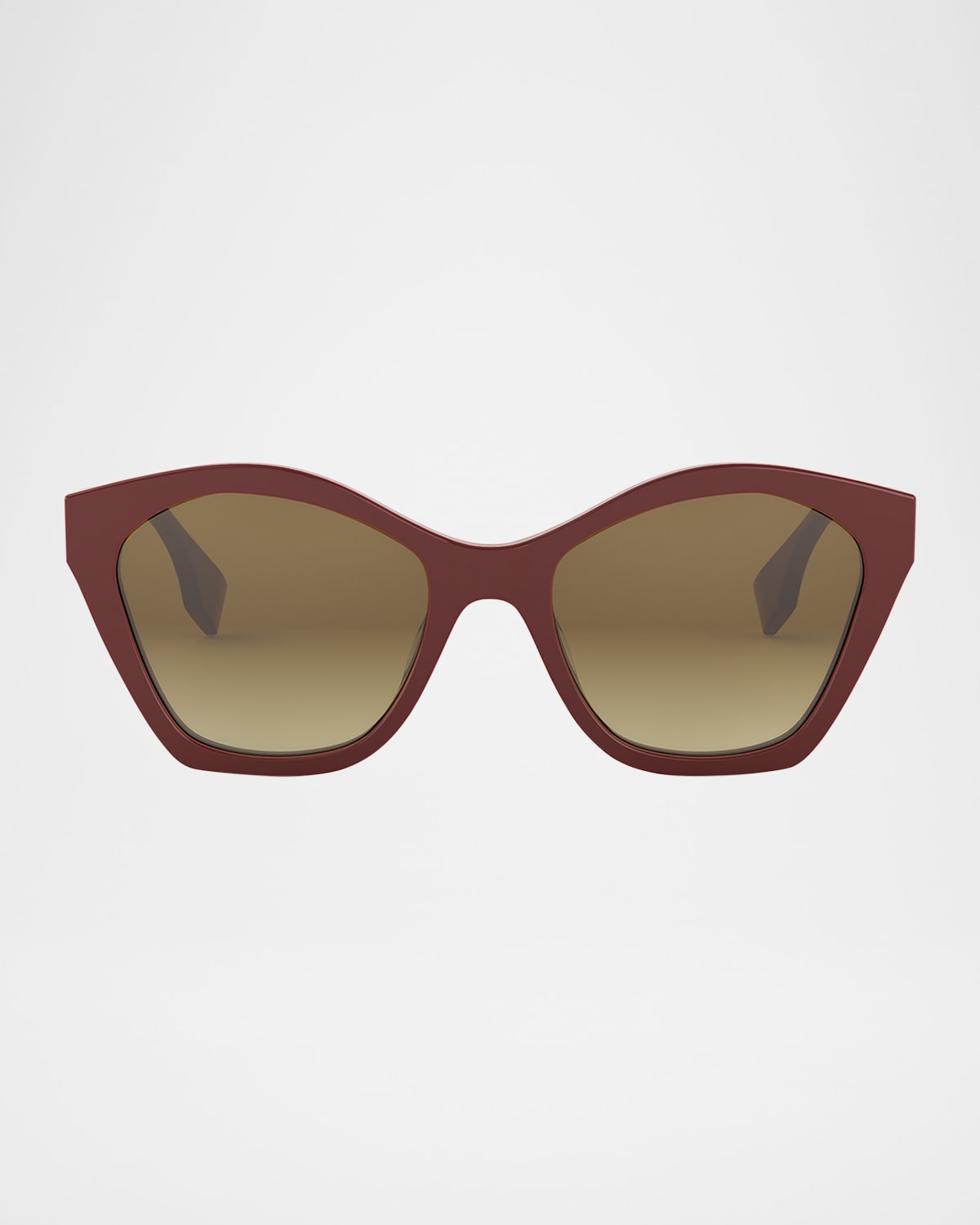 Fendi Lettering Square Acetate Sunglasses