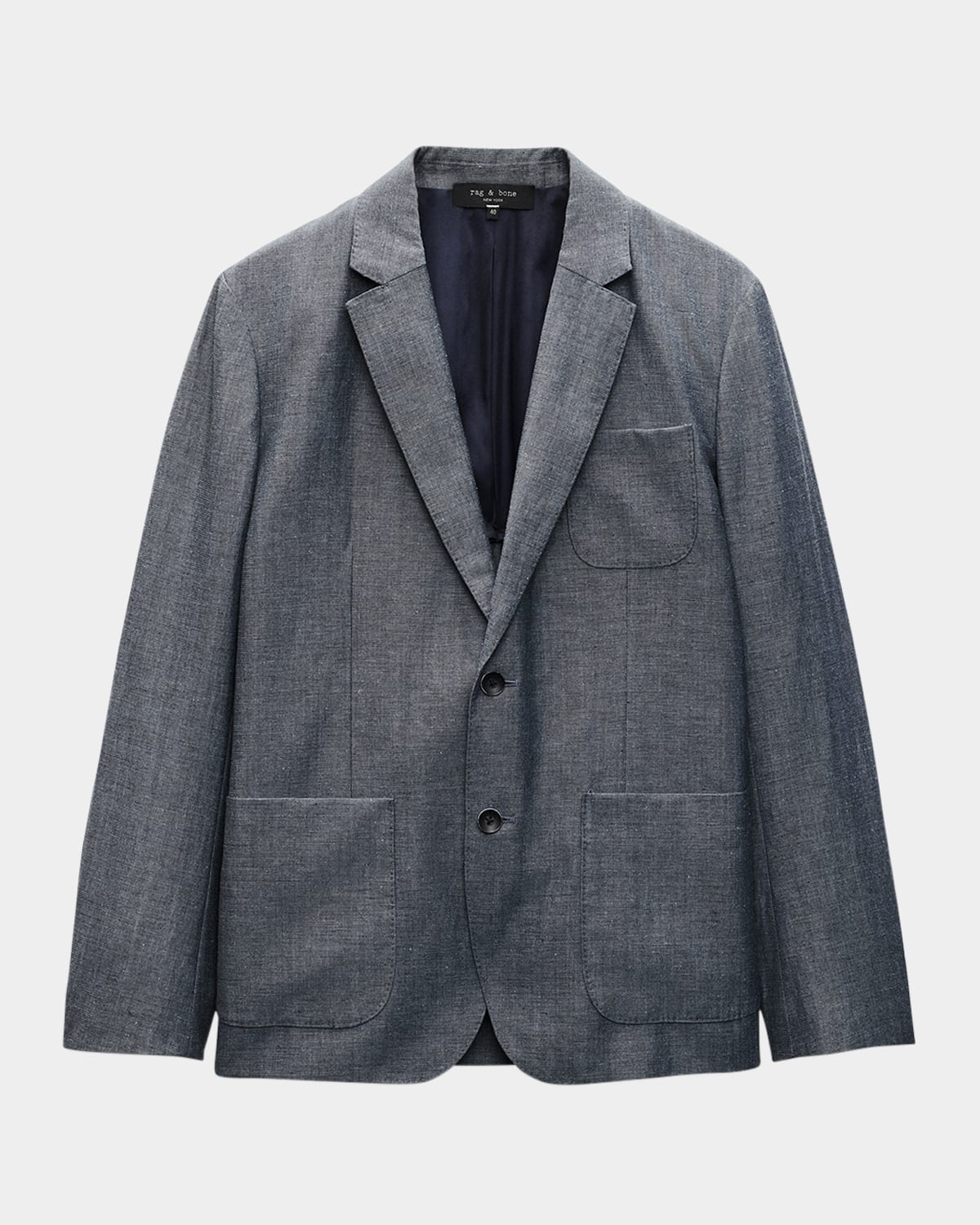 Rag & Bone Butler Donegal Virgin Wool & Linen Blend Blazer