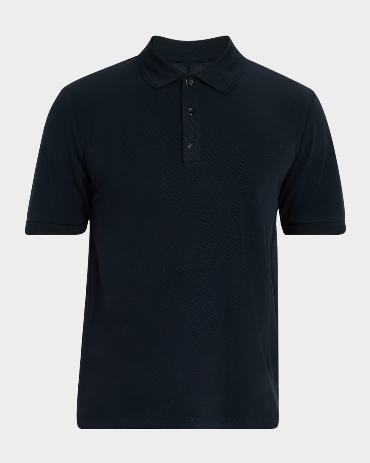 Rag & Bone Men's Tech Stretch Pique Polo Shirt In Blue