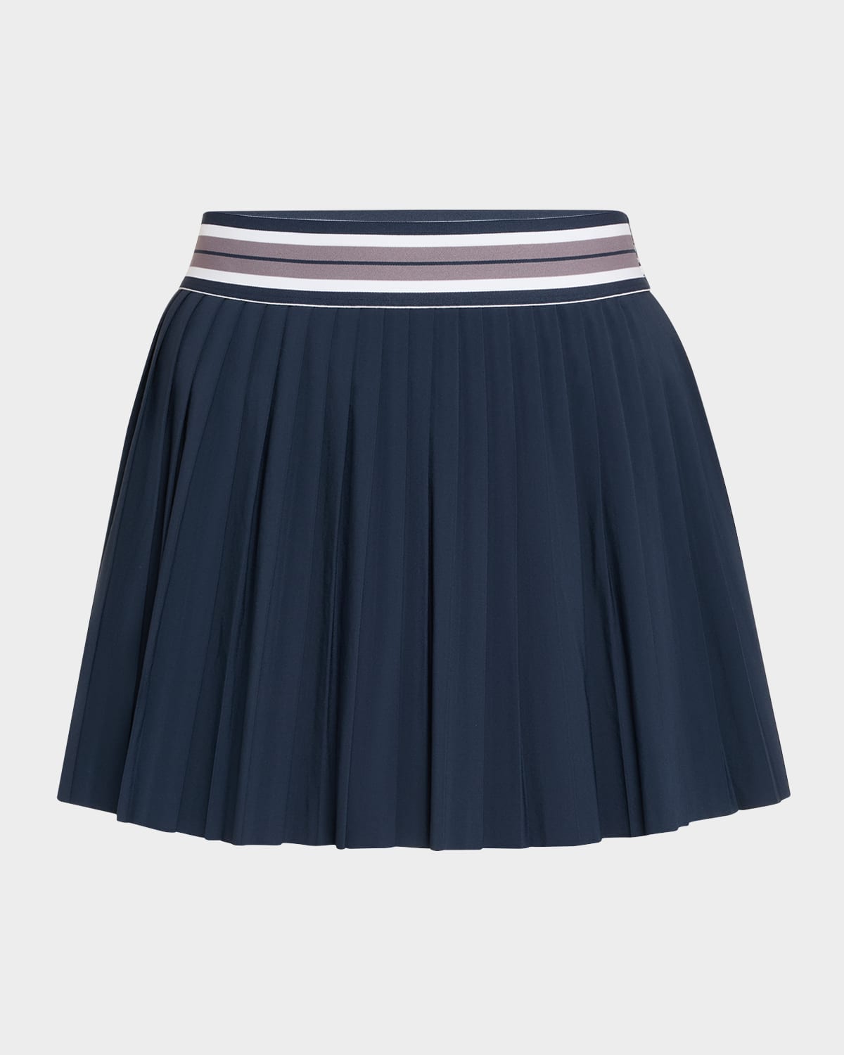 BEYOND YOGA IF YOU PLEATS TIPPED ELASTIC MINI SKIRT 
