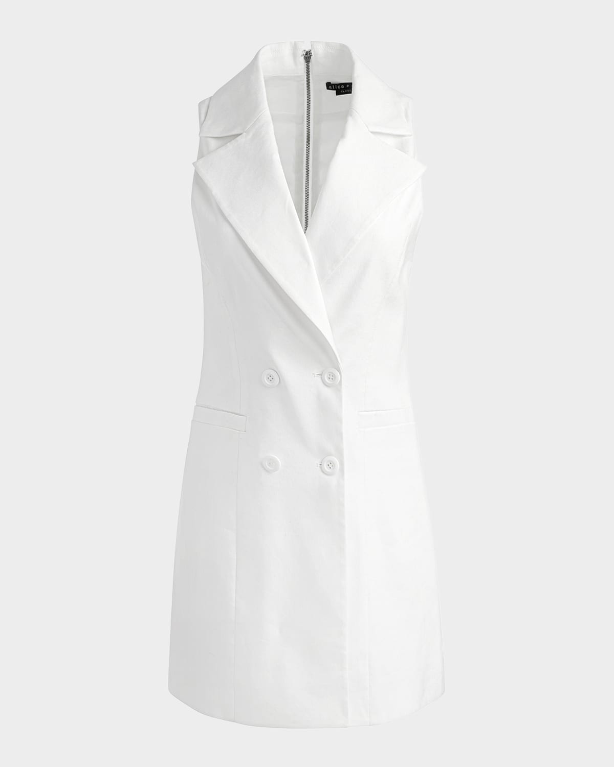 Alice And Olivia Meritt Double-breasted Tuxedo Mini Dress