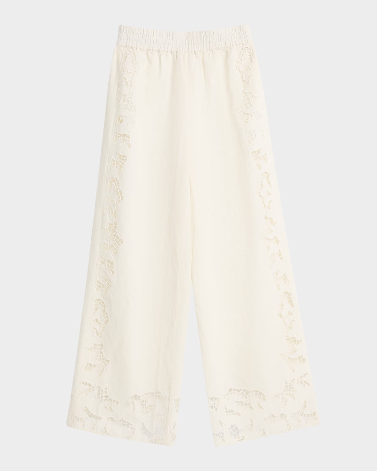 Shop Alice And Olivia Tanya Eyelet Pull-on Pants