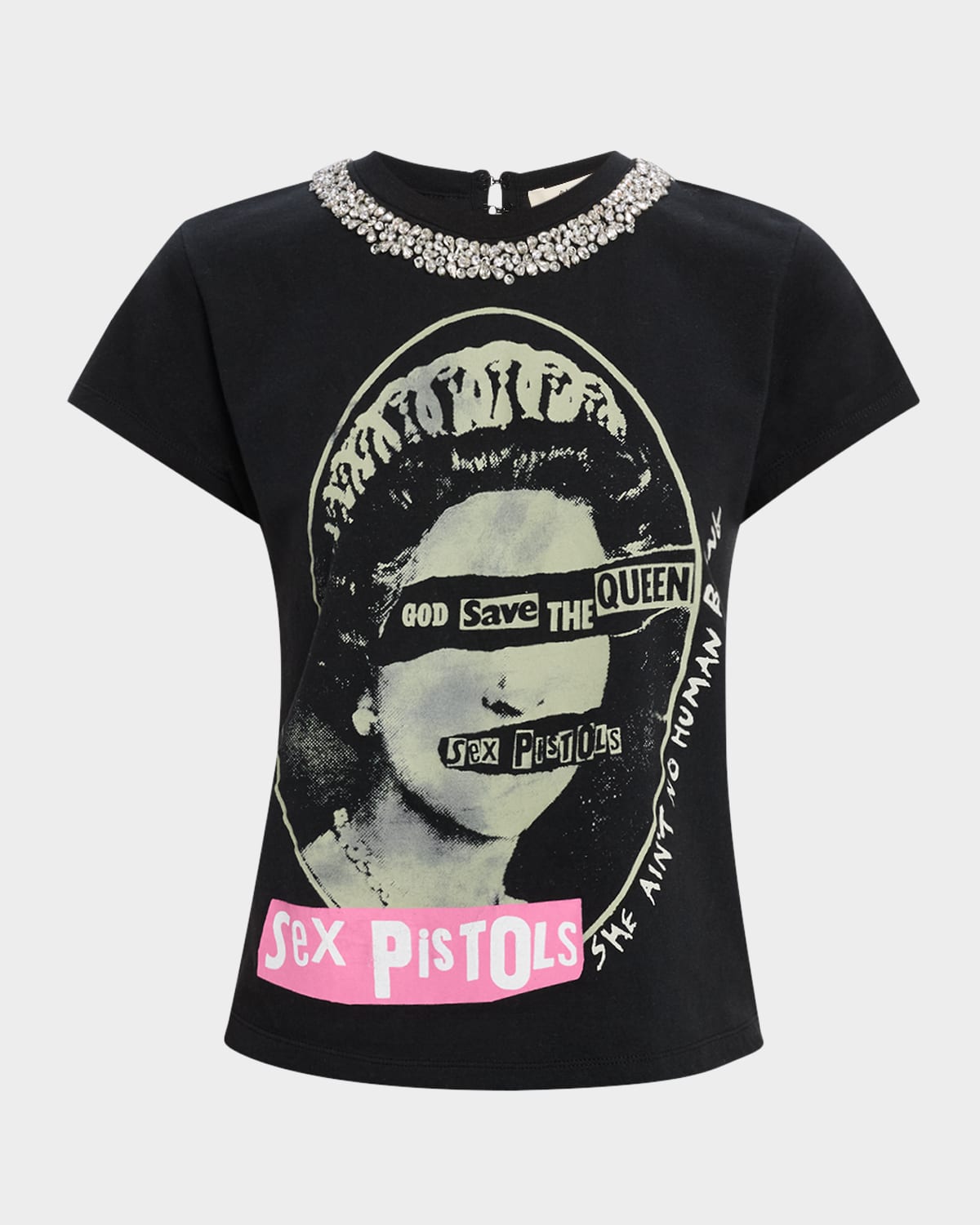 Atlas Embellished Neckline Tee