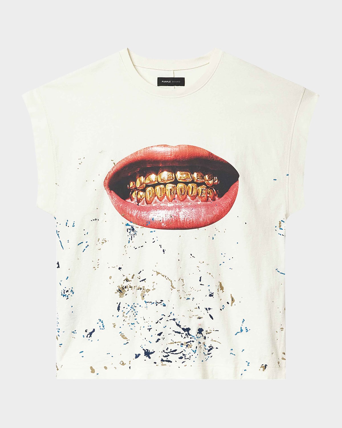 Men's Sleeveless Graphic Print Top