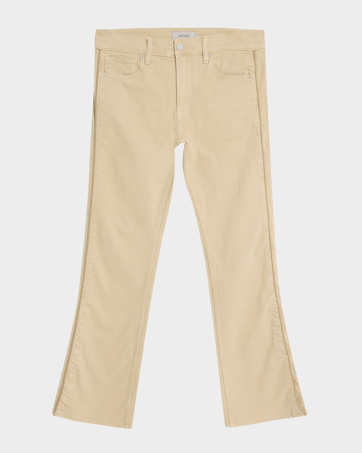Hudson Men's Walker Track Flare Bootcut Jeans In Nude