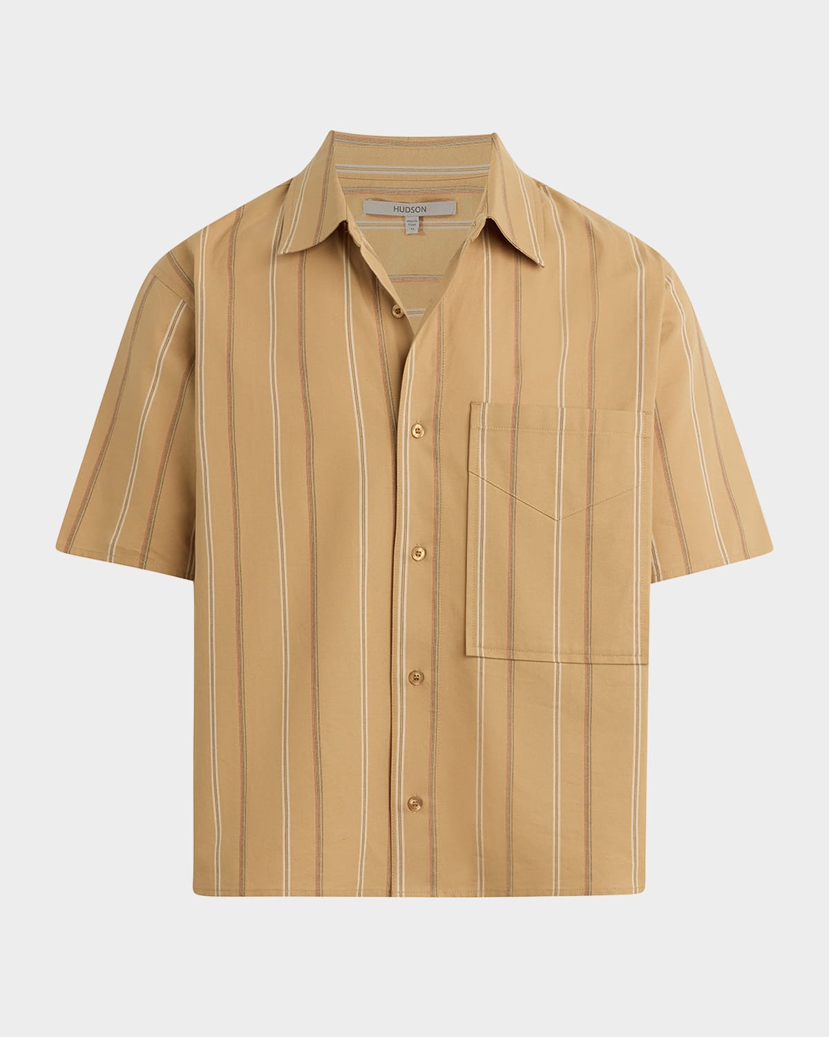 Hudson Men's Rex Striped Button-Down Shirt