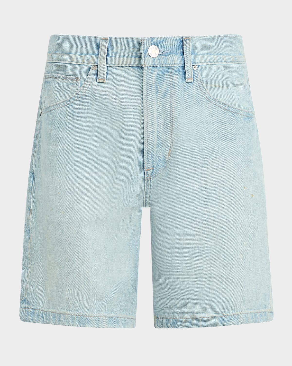 Hudson Men's Clint Light Wash Cotton Denim Shorts