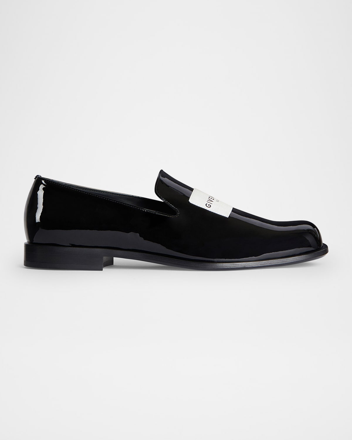 Givenchy Men's Patent Leather Label Loafers