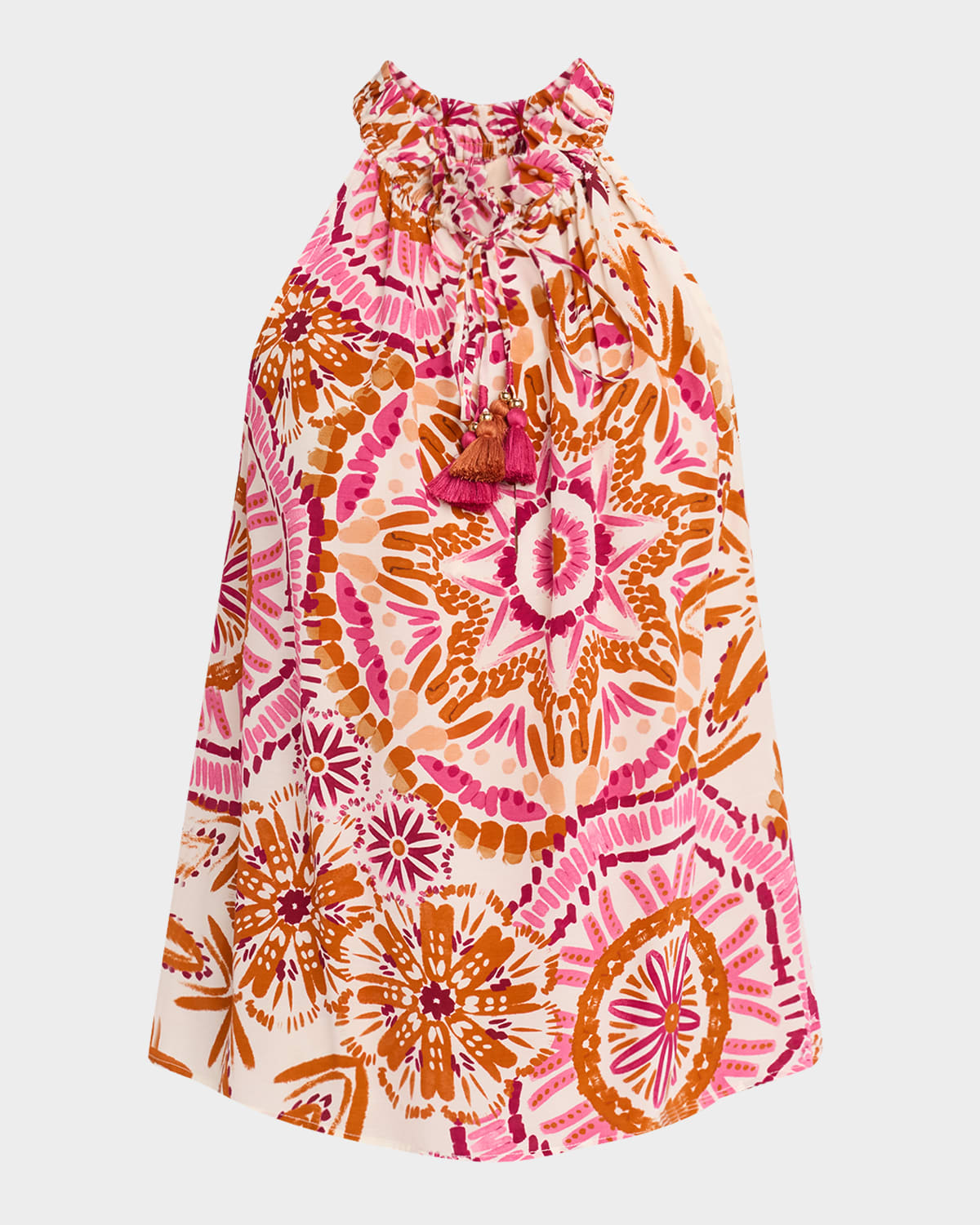 FIGUE BETTY TASSEL-TIES SLEEVELESS TOP 