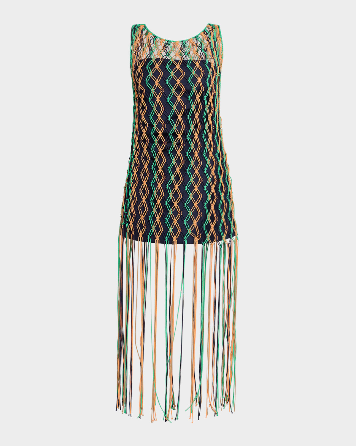 Significant Other Emelia Macramé Dress In Multi