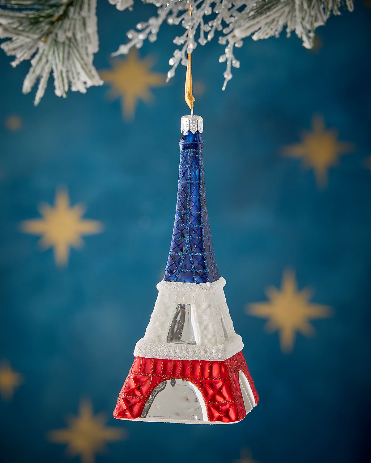 Neiman Marcus Eiffel Tower Christmas Ornament In Multi