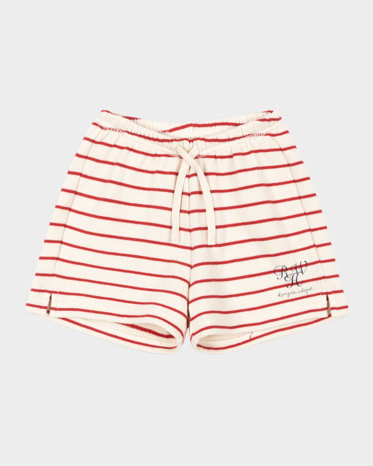 Konges Slojd Rosie H-w X Kid's Striped Cotton Shorts