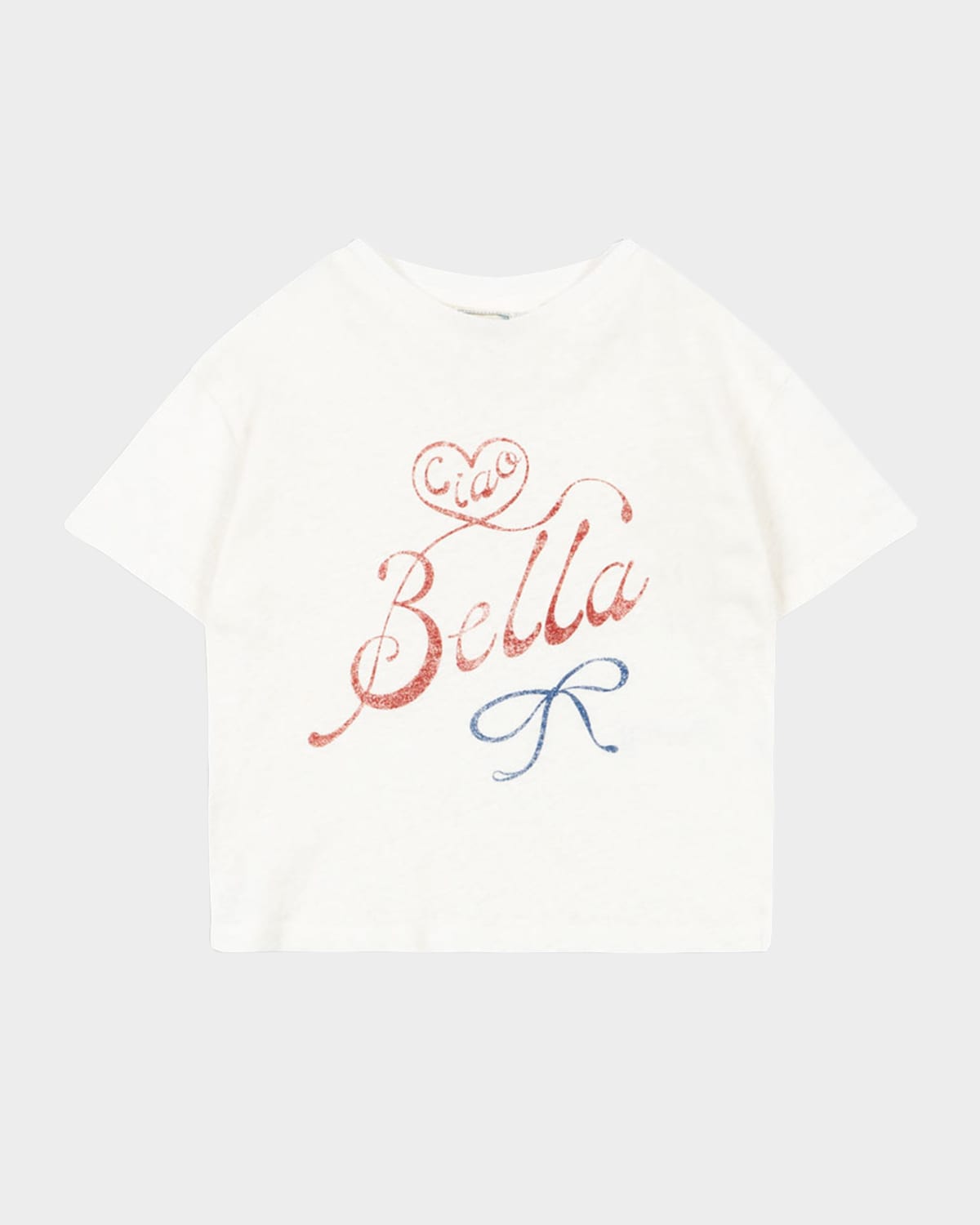 Konges Slojd Rosie H-w X Girl's Bella Short-sleeve Tee In White