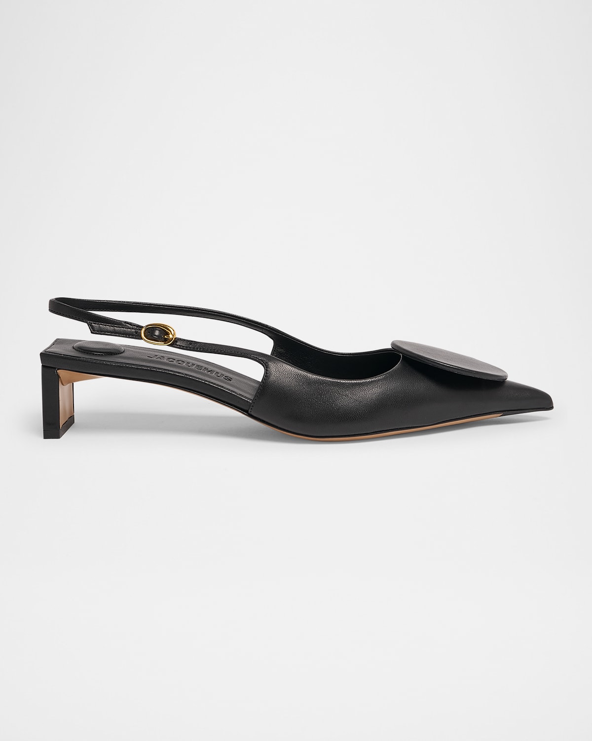 Jacquemus Les Duelo Slingback Pumps In Black