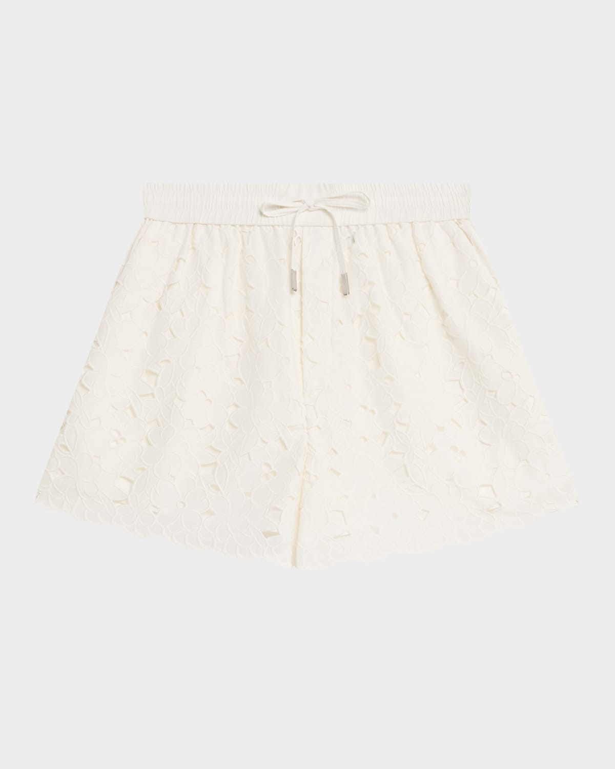 Shop Simkhai Laurence Embroidered Drawstring Shorts