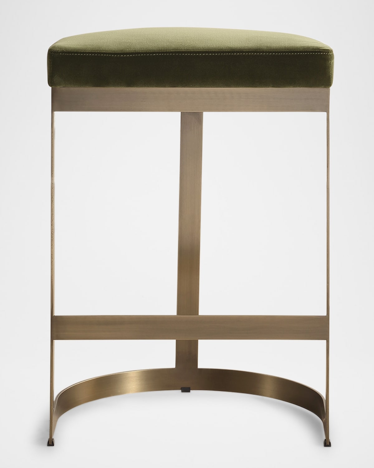 The Uttermost Co Ivanna 26" Counter Stool In Brushed Brass