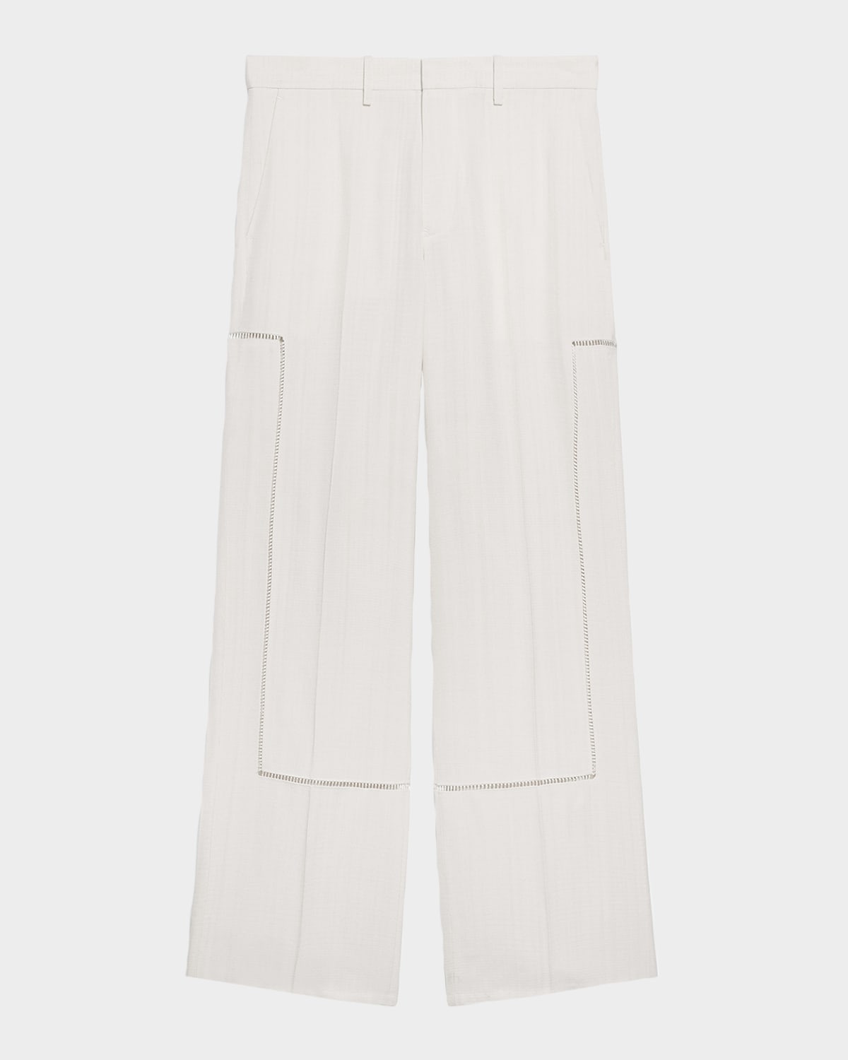 Helmut Lang Men's Ladder-stitch Carpenter Trousers