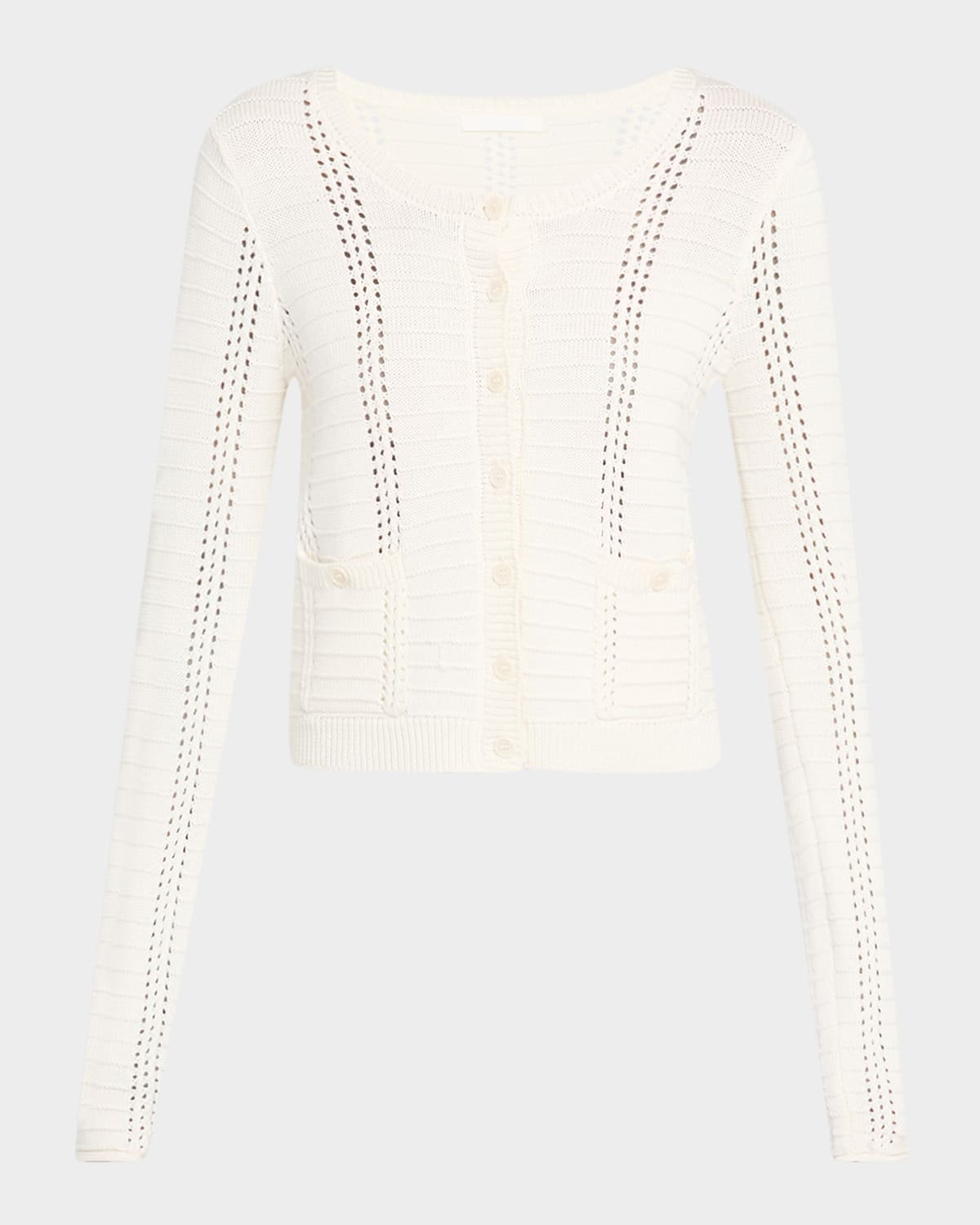 Charlotte Slim Crewneck Cardigan