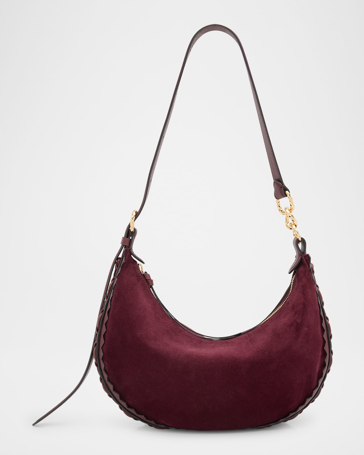Twyla Small Suede Hobo Bag