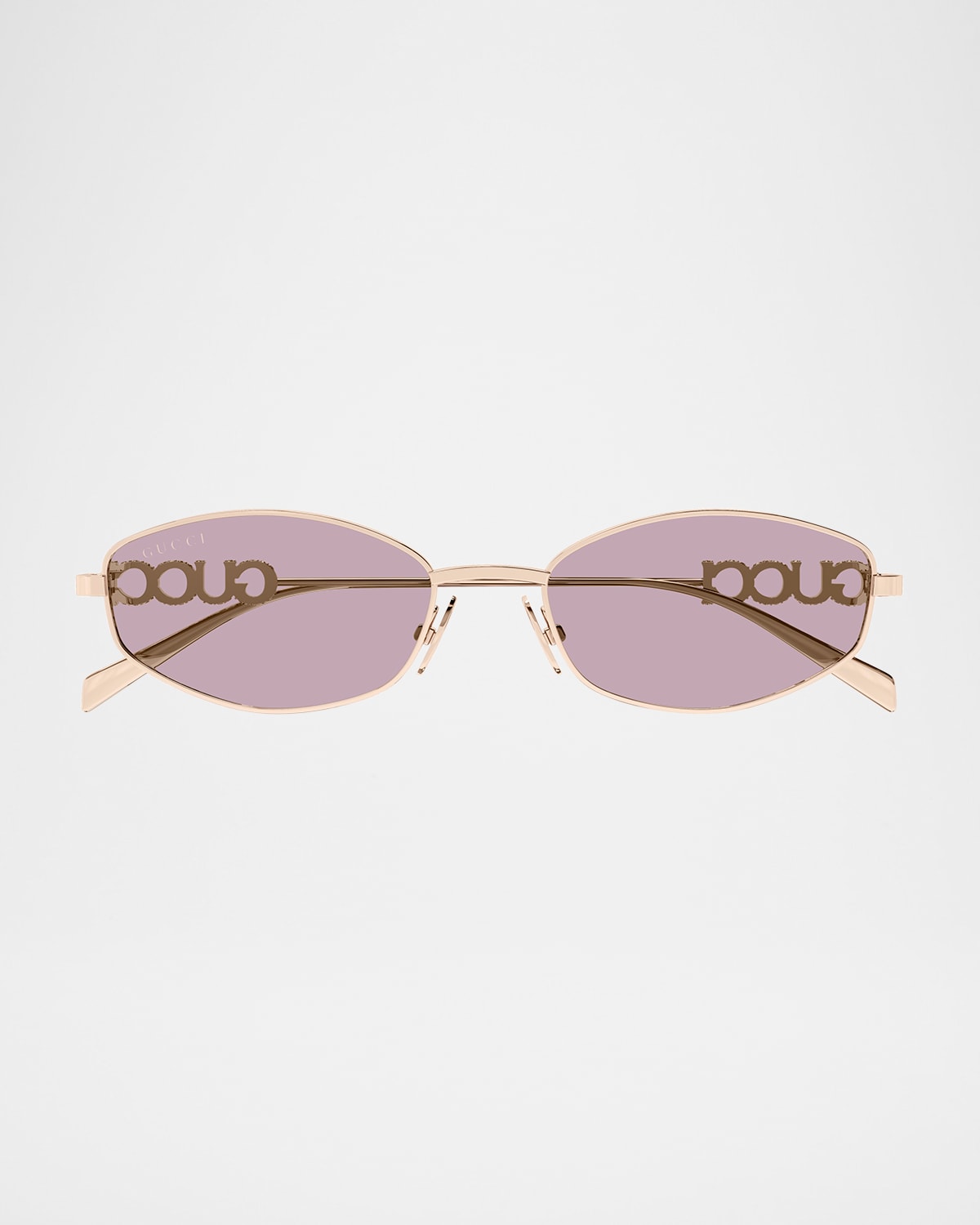 Gucci GG1802S Oval Metal Sunglasses