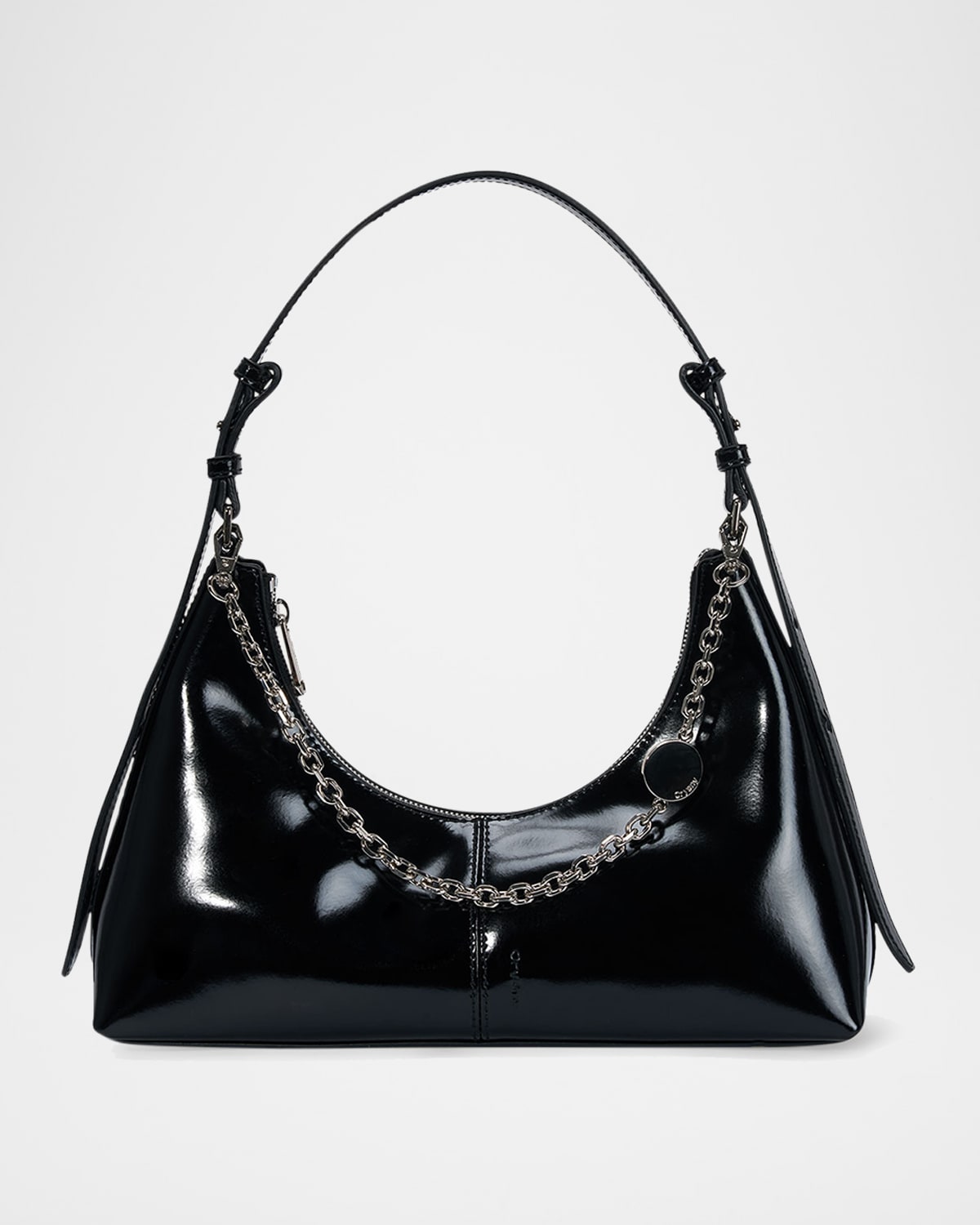 ORYANY MARRAKESH 25 SHINY LEATHER SHOULDER BAG 