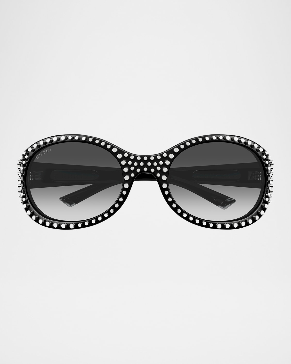 Gucci Gg2013s Studded Oval-frame Sunglasses